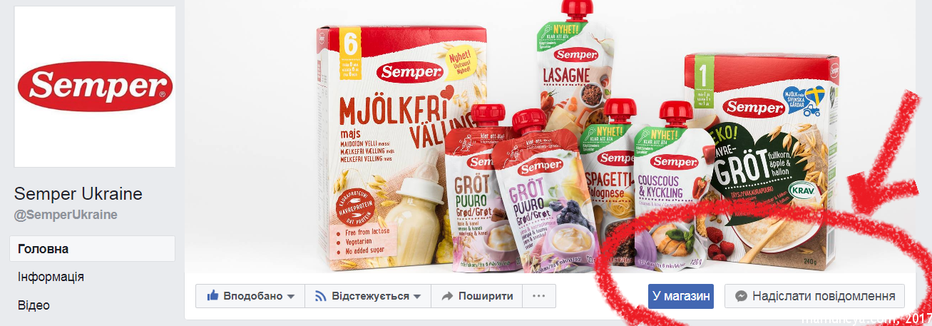Сторінка Semper Ukraine у Facebook